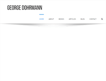 Tablet Screenshot of georgedohrmann.com